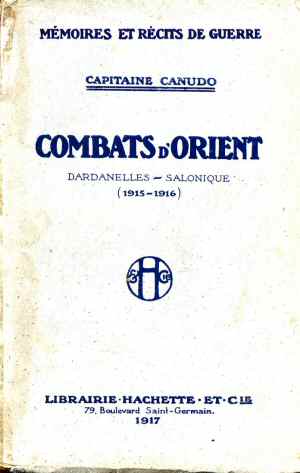 Combats d'Orient (Capitaine Canudo - Ed. 1917)